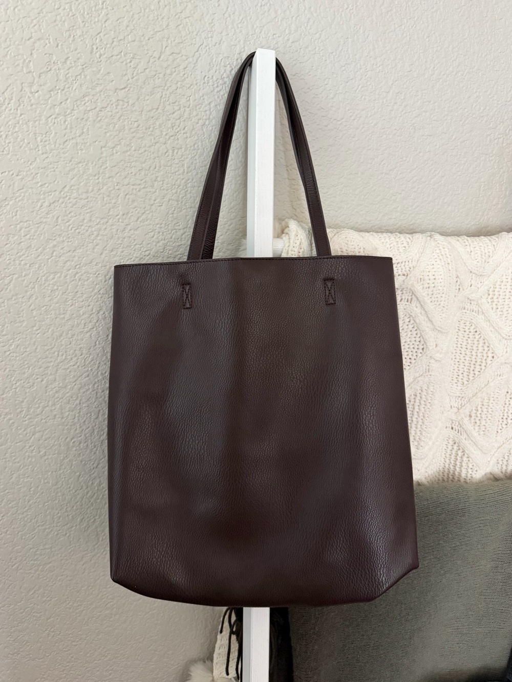 Anthropologie Antik Kraft Brown Tote Bag